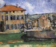 Paul Cezanne farms and housing oil